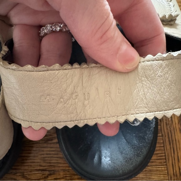 Maguire Cream Tavira Sandal Sz 38 - Picture 5 of 9